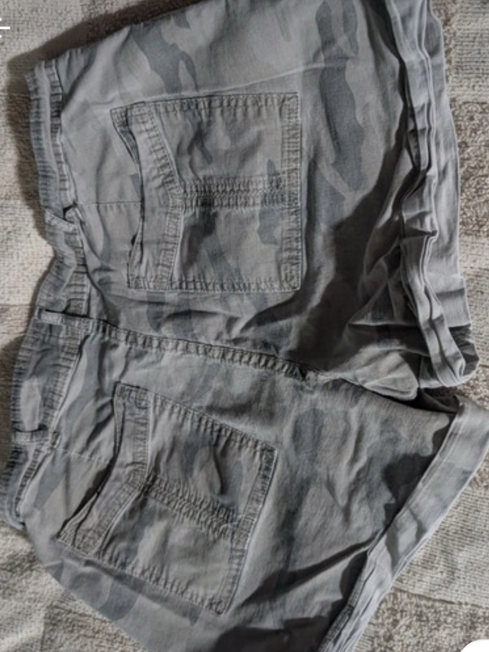 Old Navy Gray Casual Shorts with Belt Loops